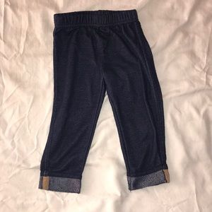 Baby girl leggings 12 month look like jeans